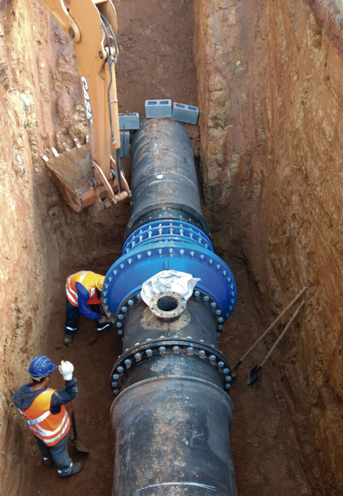 adutora 900mm valvula retencao DAE SBO